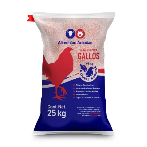 [PT0059] ARA MP GALLO TROYANO ROJO 25 KGS