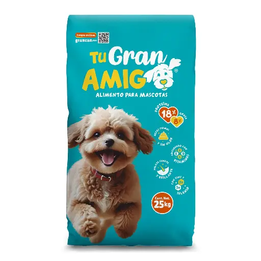 [PT0250] Alimento Estándar Gran Amigo 25KGS 